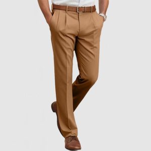 Gentleman's Casual Suit Pants - Coffee