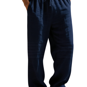 Men’s Linen Summer Pants - Navy