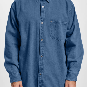 Men's Vintage Workwear Casual Denim Jacket - Navy