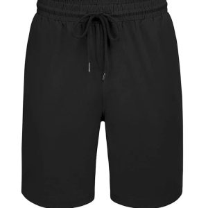 Casual Cotton Athletic Shorts - Black