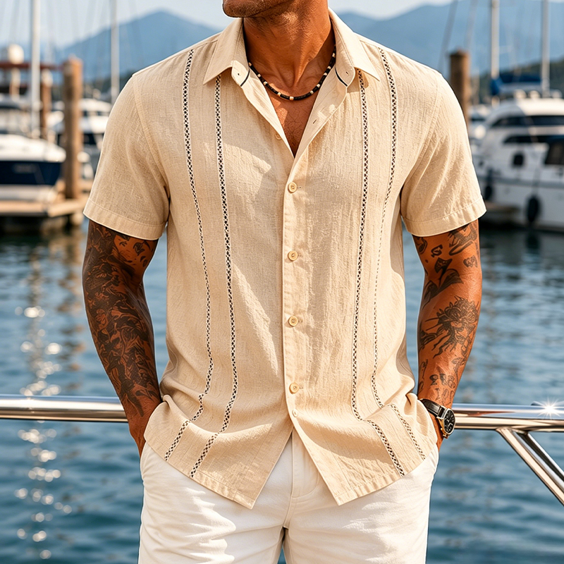 MivanityCasualCubanGuayaberaShirtSandbeige.png