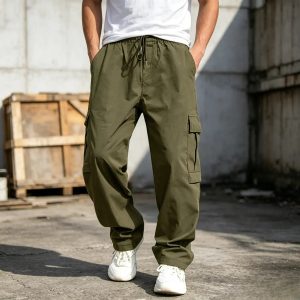 Casual Urban Explorer Cargo Pants - Green