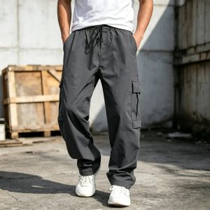 Casual Urban Explorer Cargo Pants - Grey