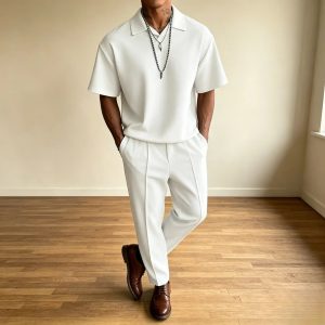 Easy Summer Fashion 2-Piece Sets - White