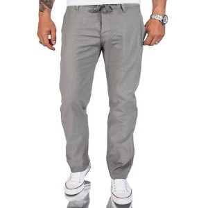 Men's Linen Trousers - Grey