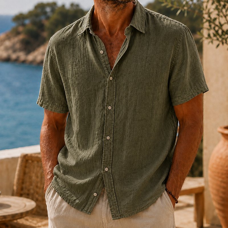 MivanityMen_sVintageWashedCottonLinenShortSleeveShirtArmyGreen.png