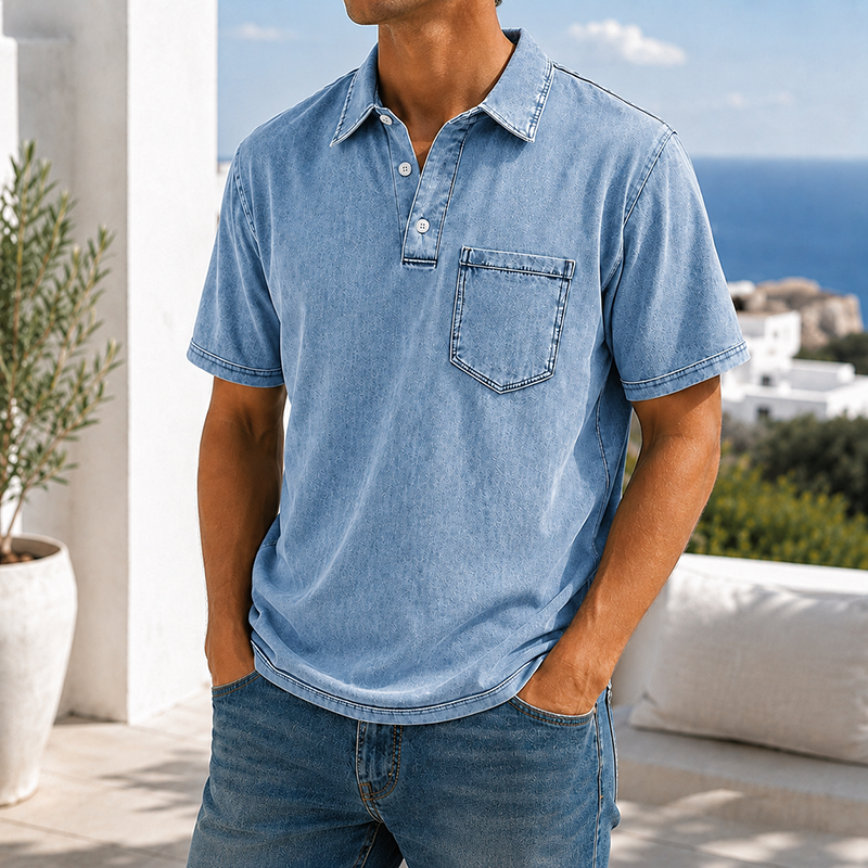 MivanityRetroEverydayLapelPocketCasualShortSleevePoloMistBlue.png