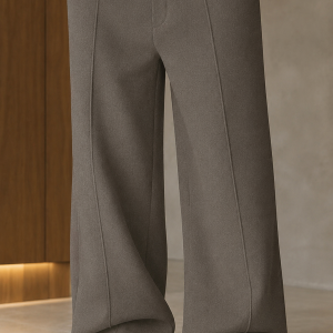 Timeless Silhouette Straight Leg Pants - Grey