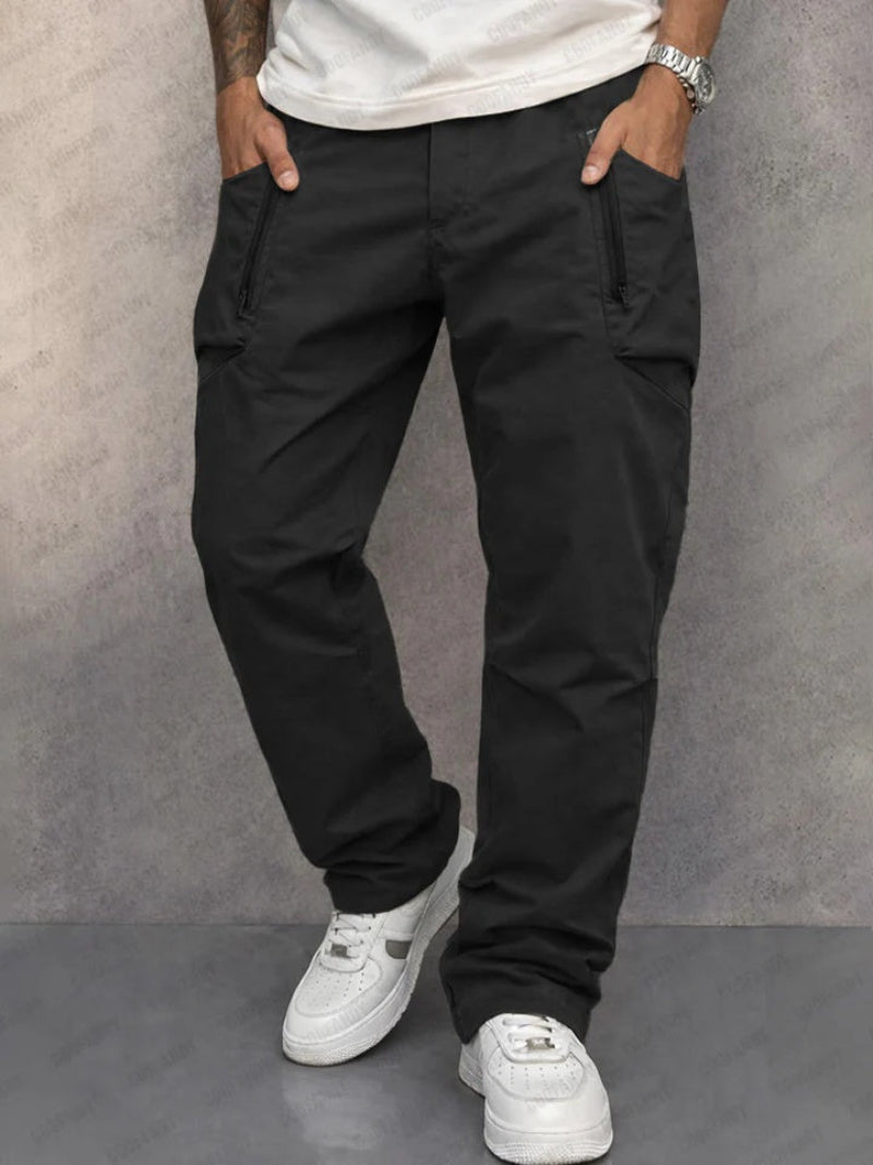MivanityTrendyCottonCargoTaperedPantsBlack.jpg